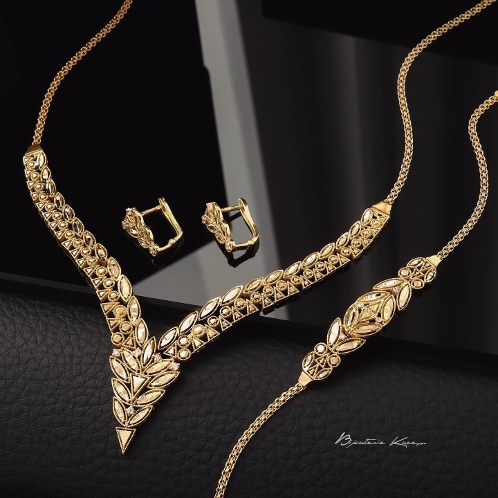 Parure Or Jaune 18K Tunisie | Kacem Nabeul