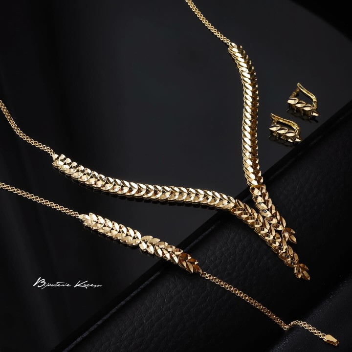 Parure Or Jaune 18K Tunisie | Kacem Nabeul