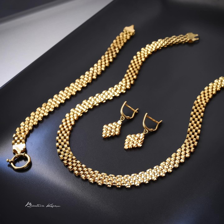 Parure Or Jaune 18K Tunisie | Kacem Nabeul