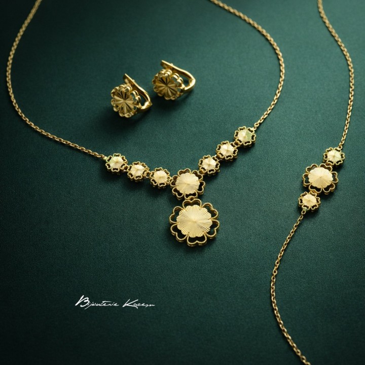 Parure Or Jaune 18K Tunisie | Kacem Nabeul