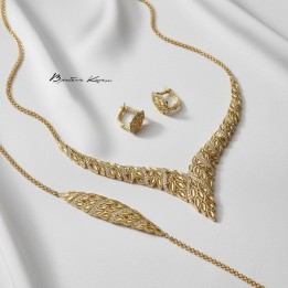 Parure Or Jaune 18K Tunisie | Kacem Nabeul