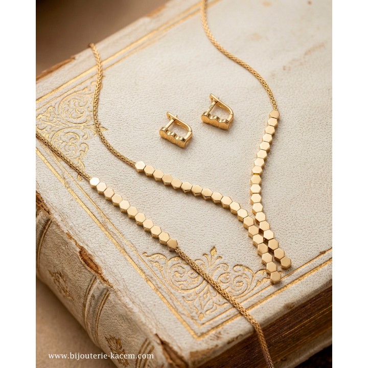 Parure Or Jaune 18K Tunisie | Kacem Nabeul