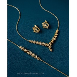 Parure Or Jaune 18K Tunisie | Kacem Nabeul