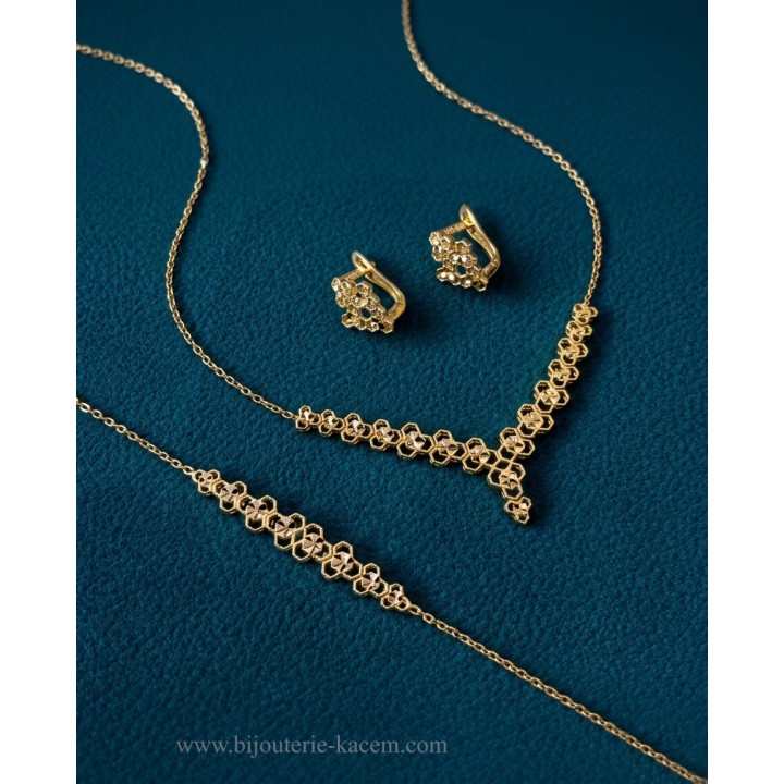 Parure Or Jaune 18K Tunisie | Kacem Nabeul