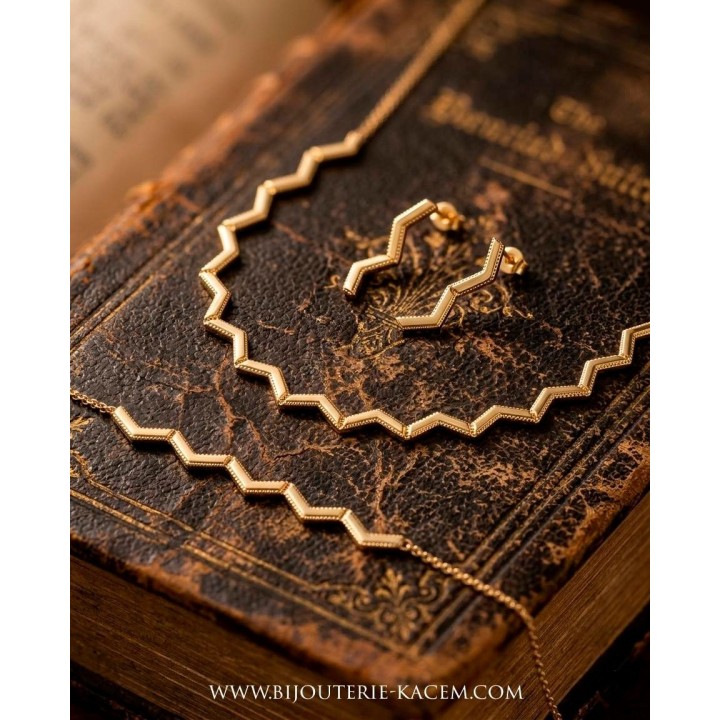 Parure Or Jaune 18K Tunisie | Kacem Nabeul