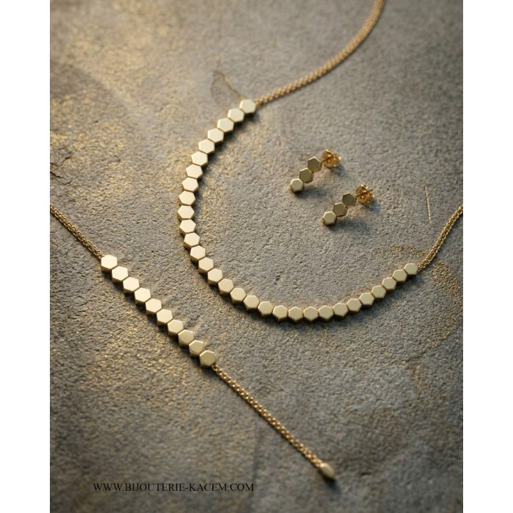 Parure Or Jaune 18K Tunisie | Kacem Nabeul