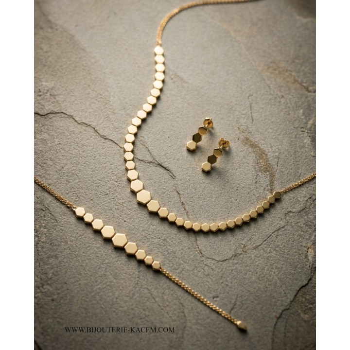 Parure Or Jaune 18K Tunisie | Kacem Nabeul