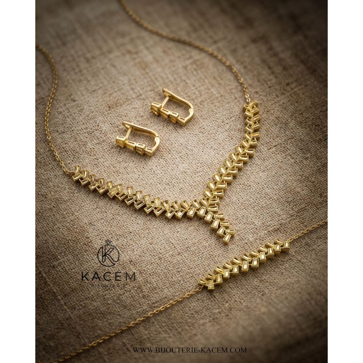 Parure Or Jaune 18K Tunisie | Kacem Nabeul