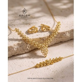 Parure Or Jaune 18K Tunisie | Kacem Nabeul