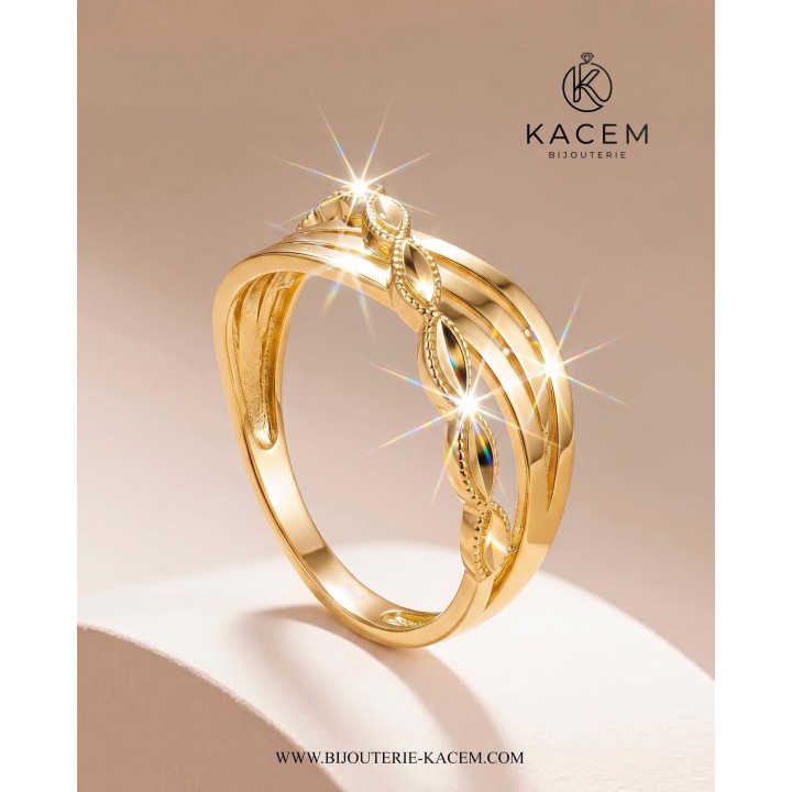 Bague en Or 18K B000049 | Bijouterie Kacem Tunisie