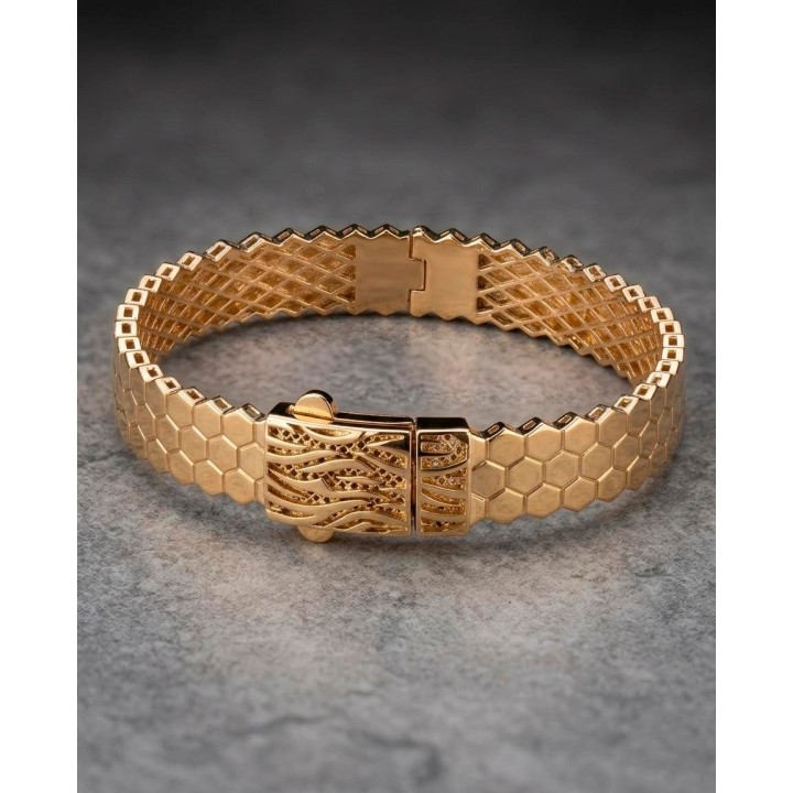 Bracelet Or 18 Carats BR000008 | Bijouterie Kacem Tunisie
