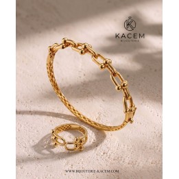 Bracelet Or 18 Carats BR000026 | Bijouterie Kacem Tunisie