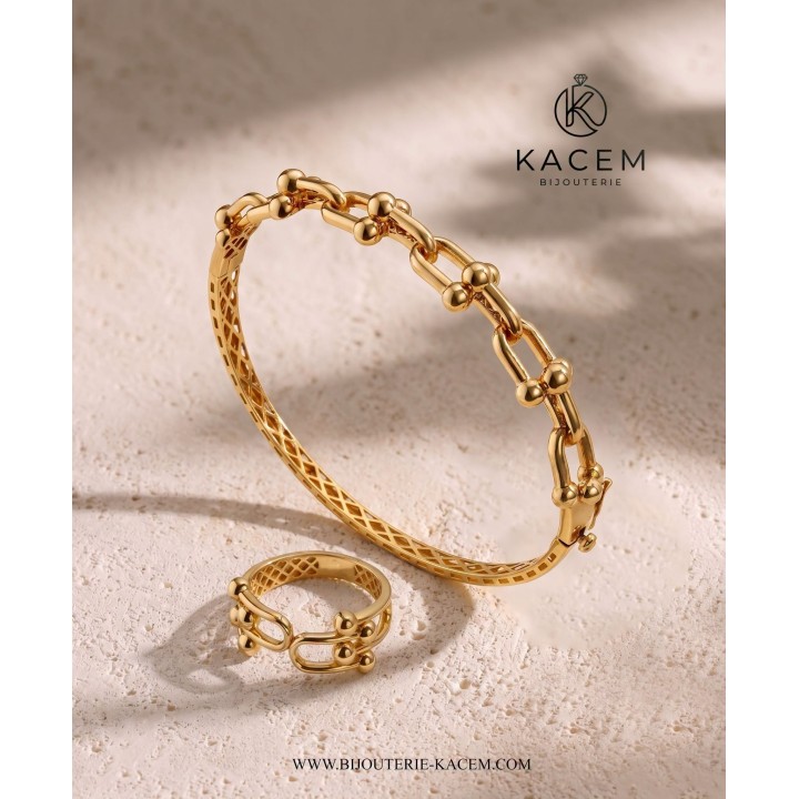 Bracelet Or 18 Carats BR000026 | Bijouterie Kacem Tunisie