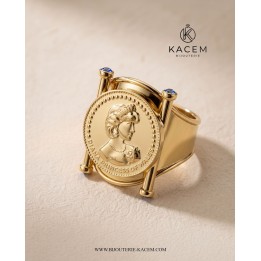 Bague en Or 18K B000056 | Bijouterie Kacem Tunisie