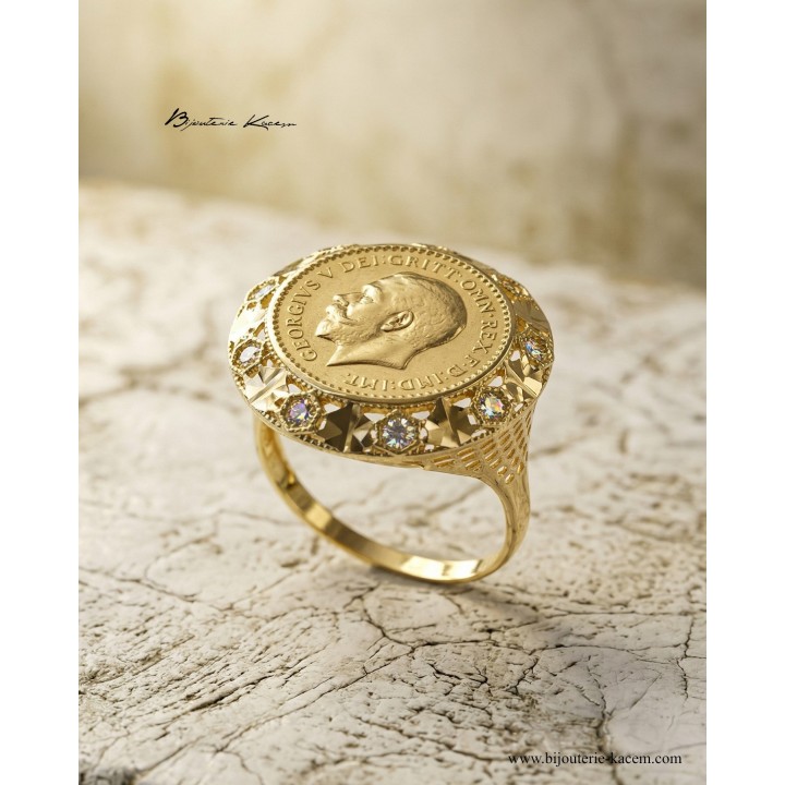 Prix Bague Lira en Or - Achat Tunisie | Bijouterie Kacem