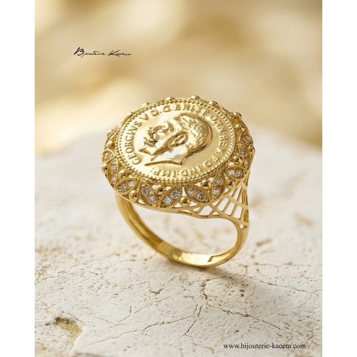 Prix Bague Lira en Or - Achat Tunisie | Bijouterie Kacem