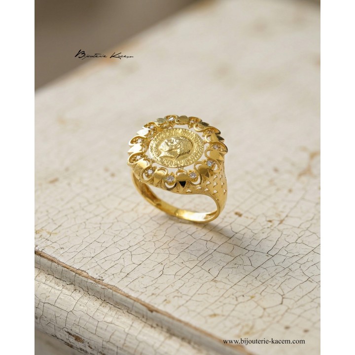 Prix Bague Lira en Or - Achat Tunisie | Bijouterie Kacem