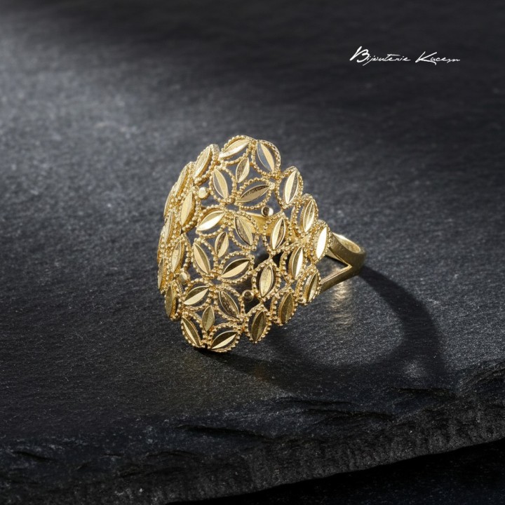 Bague en Or 18 Carats | Bijouterie Kacem Tunisie