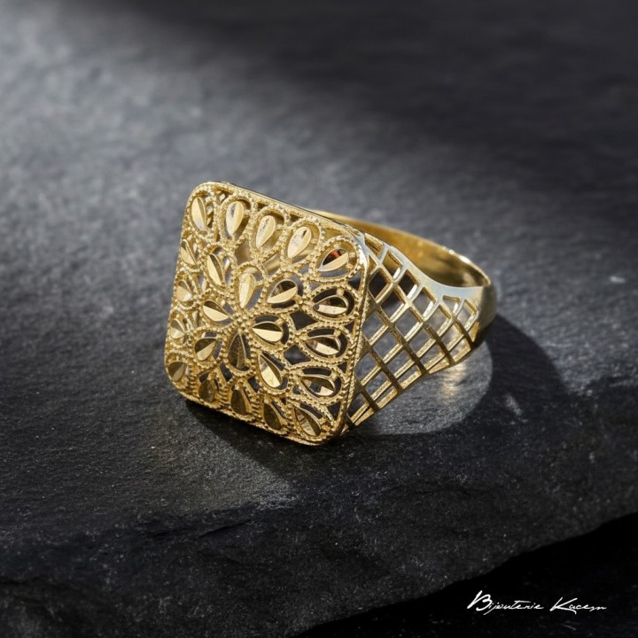 Bague en Or 18 Carats | Bijouterie Kacem Tunisie