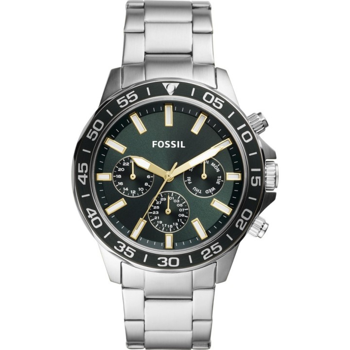 Montre Homme Fossil Bannon BQ2492 - Cadran Vert | Bijouterie Kacem